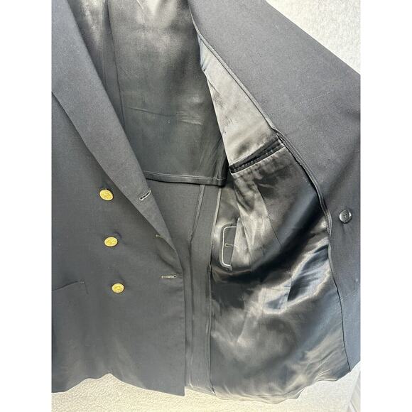 Abbott Vintage Mens Naval Captains At Sea Coat SDB Size 40 Reg Tailored - Picture 10 of 14